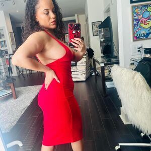 Unbranded Women's Red Dress